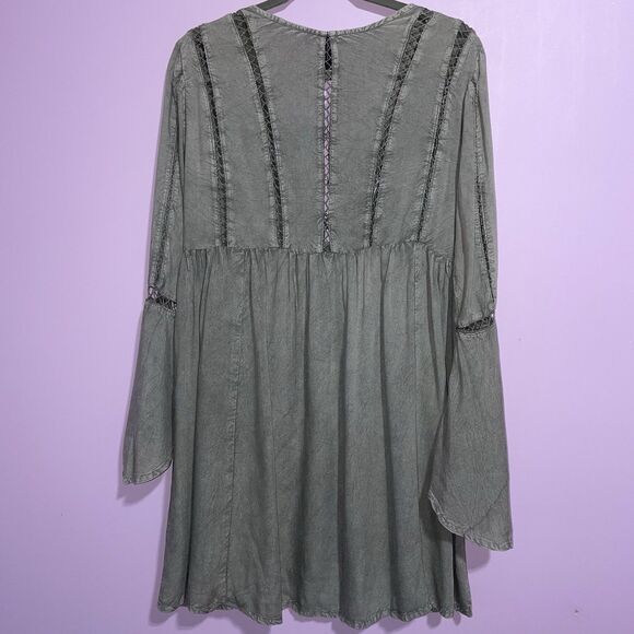 Pretty Little Thing Dress Women Size 4 Renaissance Forest Fairy Whimsigoth - Picture 7 of 9